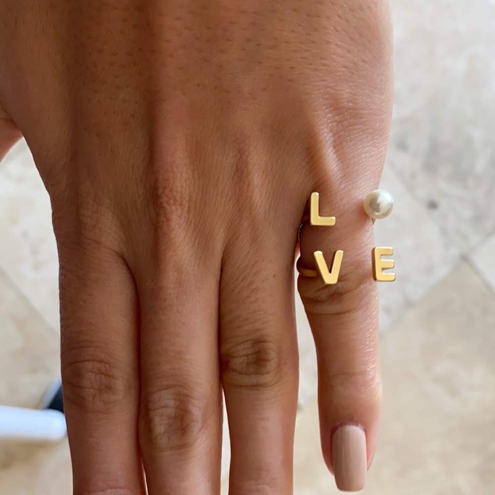Love Pearl Ring